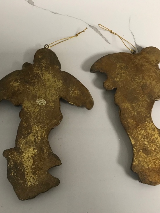 Art Decco Angel Christmas Ornaments / Wall Hangings - Picture 5 of 10